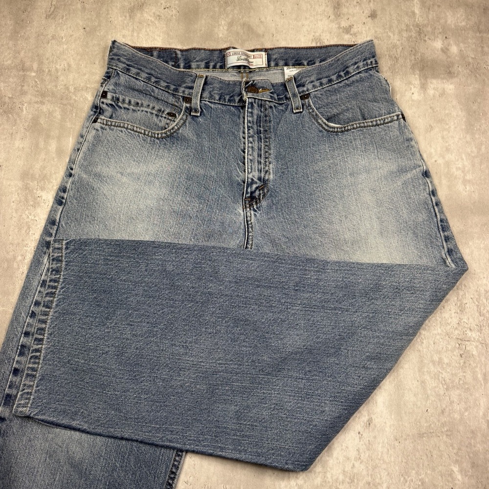 Mens Levi Strauss Signature Jeans Relaxed Loose Fit Straight Leg 30x30 USA